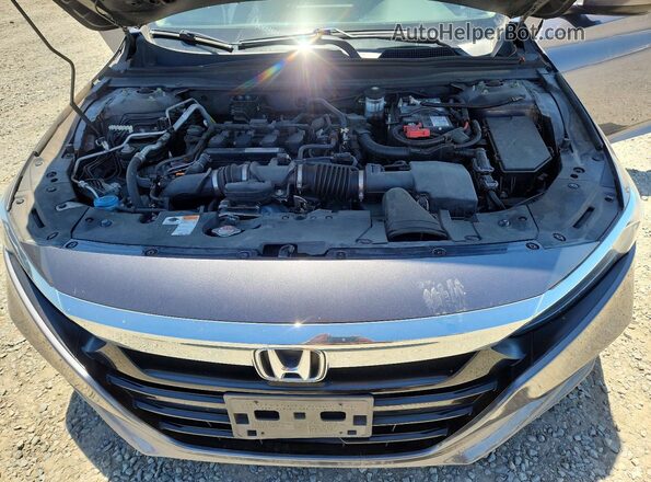 1HGCV1F16LA072969 2020 HONDA ACCORD Gray Вид задньої частини салону
