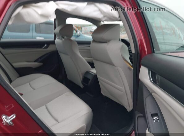 1HGCV1F16MA014362 2021 HONDA ACCORD Red VIN კოდის სტიკერის ხედი