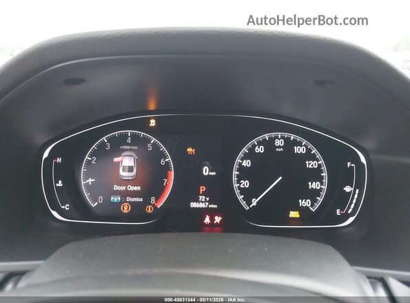 1HGCV1F16MA014362 2021 HONDA ACCORD Red უკანა სავარძლების ხედი
