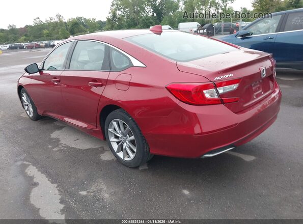 1HGCV1F16MA014362 2021 HONDA ACCORD Red უკანა მარცხენა