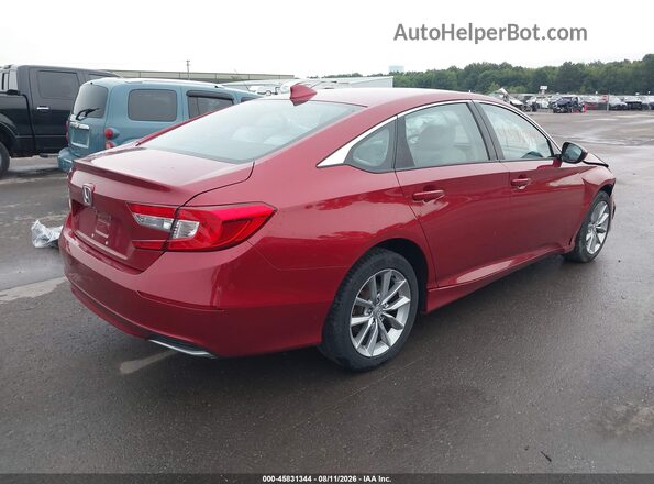 1HGCV1F16MA014362 2021 HONDA ACCORD Red უკანა მარჯვენა