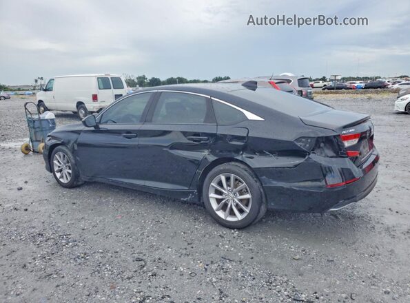 1HGCV1F16MA043716 2021 HONDA ACCORD Black Հետևի ձախ