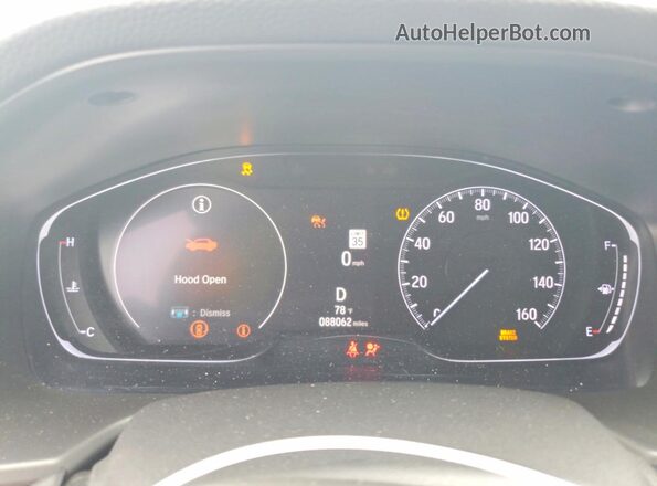1HGCV1F16MA043716 2021 HONDA ACCORD Black Սարքավորումների վահանակի տեսք