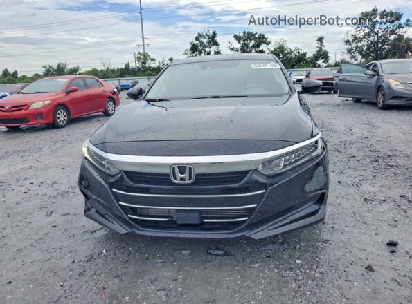 1HGCV1F16MA043716 2021 HONDA ACCORD Black Դիմացի տեսք