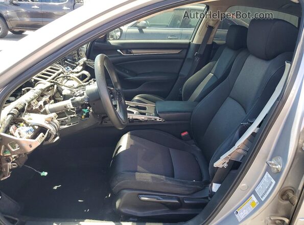 1HGCV1F17JA084934 2018 HONDA ACCORD Charcoal წინა სალონის ხედი
