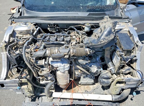1HGCV1F17JA084934 2018 HONDA ACCORD Charcoal უკანა სალონის ხედი