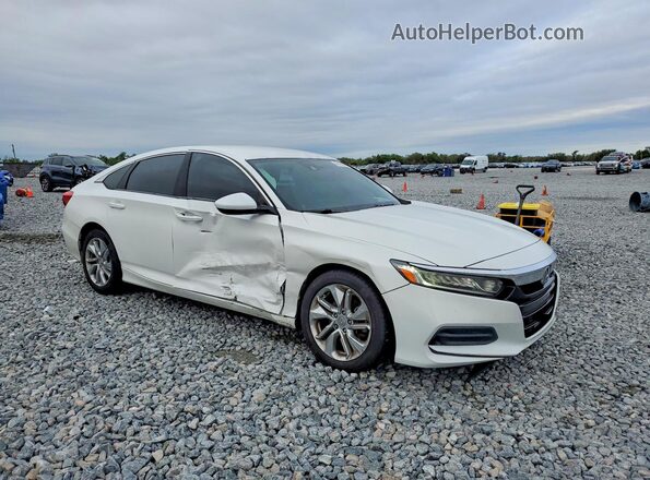 1HGCV1F17JA136840 2018 HONDA ACCORD White Front right