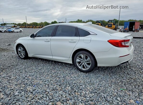 1HGCV1F17JA136840 2018 HONDA ACCORD White Rear left