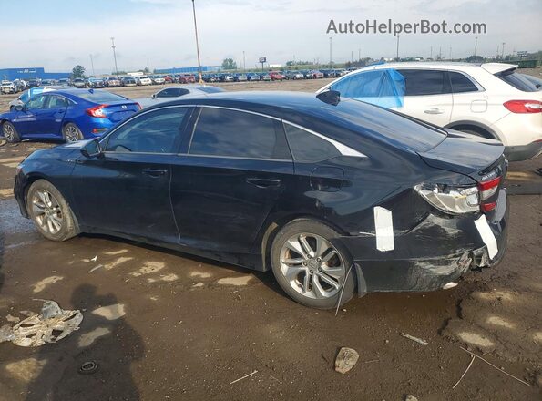 1HGCV1F17JA196262 2018 HONDA ACCORD Black Tył lewy