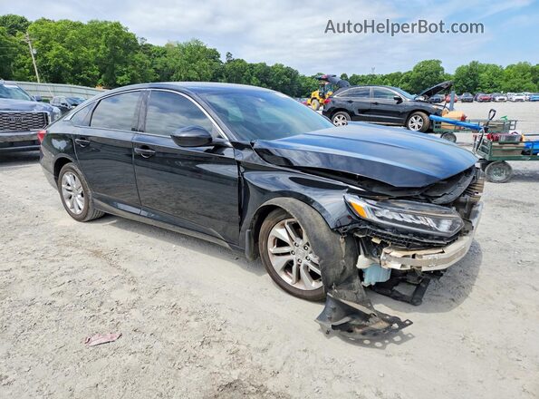 1HGCV1F17KA071957 2019 HONDA ACCORD Black Delantero derecho
