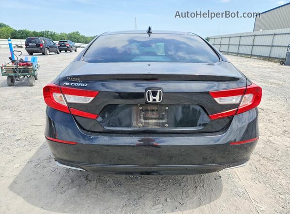 1HGCV1F17KA071957 2019 HONDA ACCORD Black Vista trasera