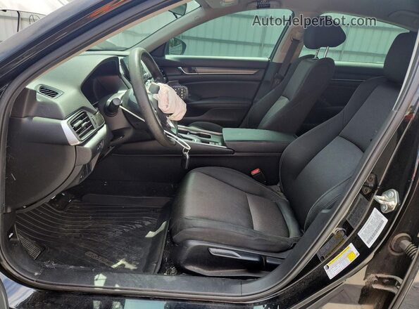1HGCV1F17KA071957 2019 HONDA ACCORD Black Vista interior delantera