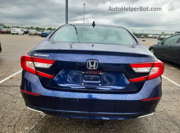1HGCV1F17LA031119 2020 HONDA ACCORD Blue Widok z tyłu