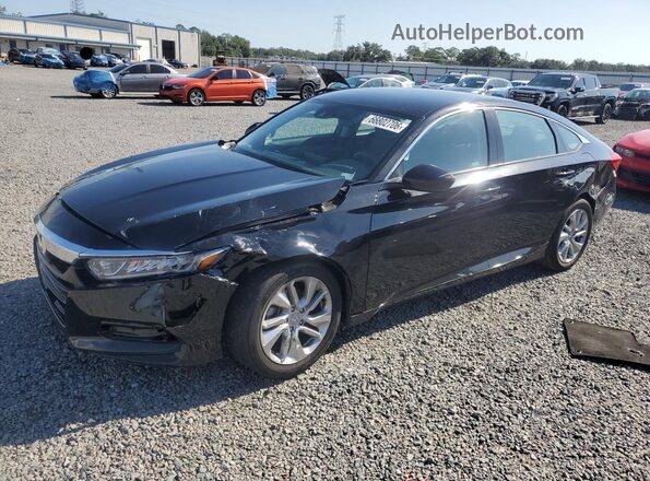 1HGCV1F17LA052066 2020 HONDA ACCORD Black Հետևի ձախ