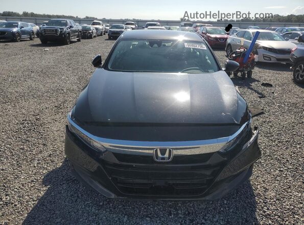 1HGCV1F17LA052066 2020 HONDA ACCORD Black Հետևի նստատեղերի տեսք