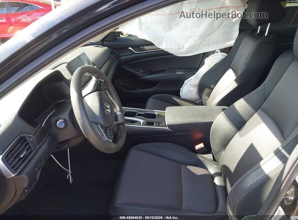 1HGCV1F17LA064797 2020 HONDA ACCORD Black Widok wnętrza z przodu
