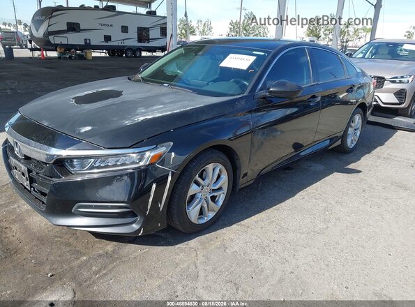 1HGCV1F17LA064797 2020 HONDA ACCORD Black Przód lewy