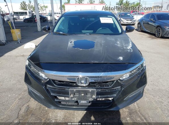 1HGCV1F17LA064797 2020 HONDA ACCORD Black Widok zestawu wskaźników