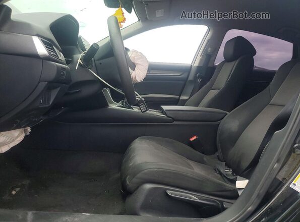 1HGCV1F17LA124335 2020 HONDA ACCORD Черный Вид салона спереди