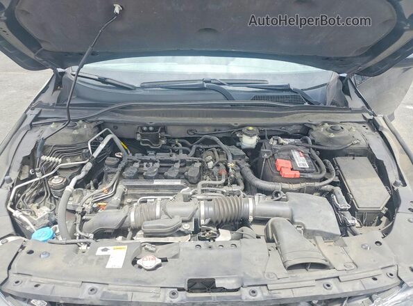 1HGCV1F17LA124335 2020 HONDA ACCORD Черный Вид задней части салона