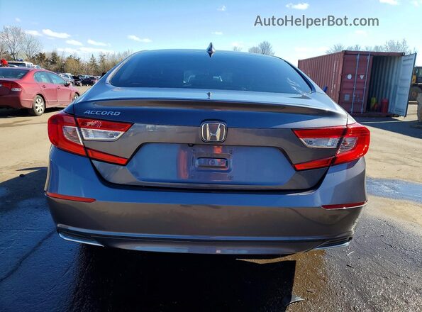 1HGCV1F17MA012233 2021 HONDA ACCORD Charcoal Вид ззаду