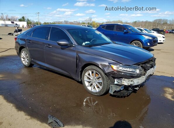 1HGCV1F17MA012233 2021 HONDA ACCORD Charcoal Передня права чверть