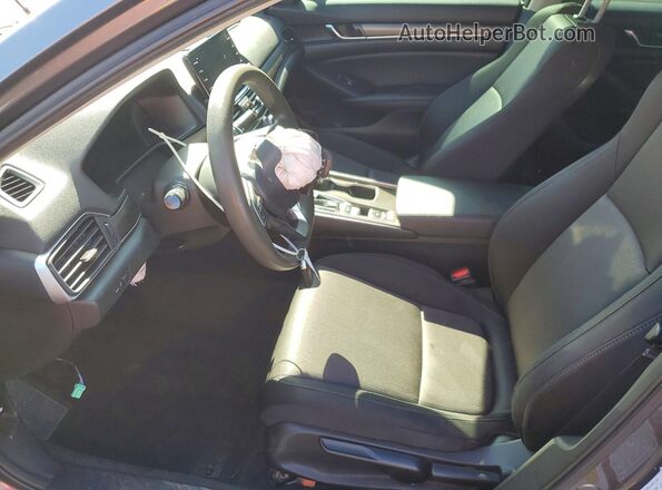 1HGCV1F17MA012233 2021 HONDA ACCORD Charcoal Вид салону спереду