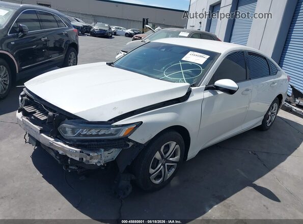 1HGCV1F17MA015844 2021 HONDA ACCORD White Передня ліва чверть