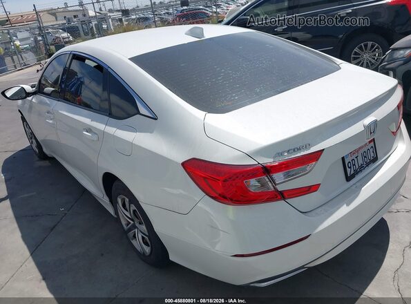 1HGCV1F17MA015844 2021 HONDA ACCORD White Задня ліва чверть