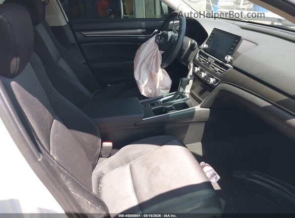 1HGCV1F17MA015844 2021 HONDA ACCORD White Вид салону спереду