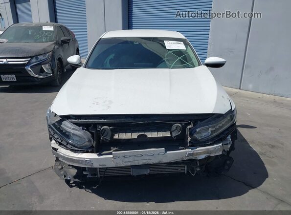 1HGCV1F17MA015844 2021 HONDA ACCORD White Вид задньої частини салону