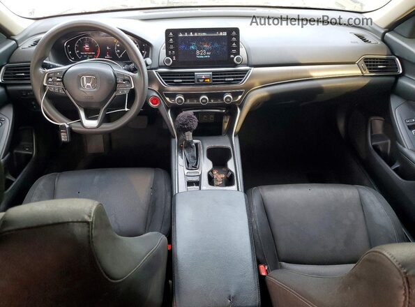 1HGCV1F17MA030456 2021 HONDA ACCORD Charcoal Առջևի վահանակի տեսք