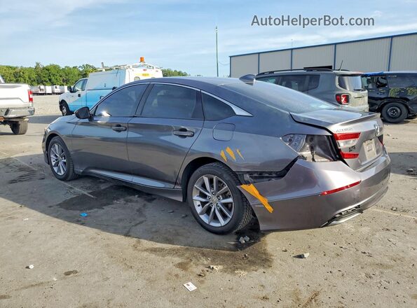 1HGCV1F17MA030456 2021 HONDA ACCORD Charcoal Հետևի ձախ