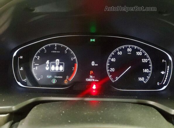 1HGCV1F17NA066052 2022 HONDA ACCORD Gray Սարքավորումների վահանակի տեսք