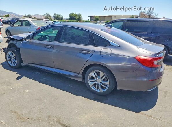 1HGCV1F18JA007909 2018 HONDA ACCORD Charcoal Trasero izquierdo