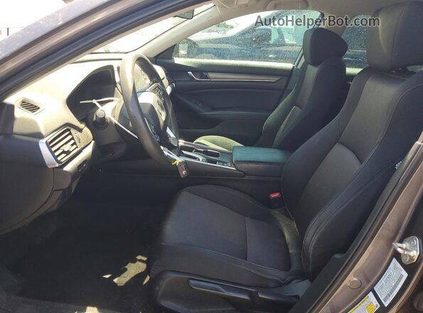 1HGCV1F18JA007909 2018 HONDA ACCORD Charcoal Vista interior delantera
