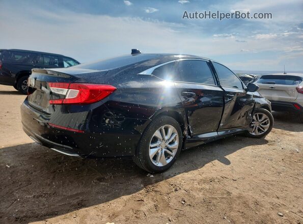 1HGCV1F18JA122039 2018 HONDA ACCORD Черный Задняя правая четверть
