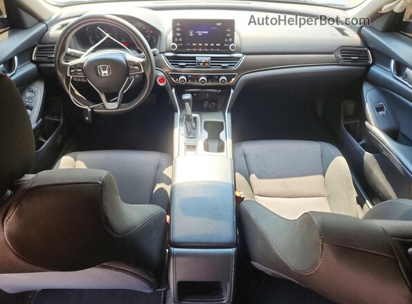1HGCV1F18JA122039 2018 HONDA ACCORD Черный Вид панели приборов