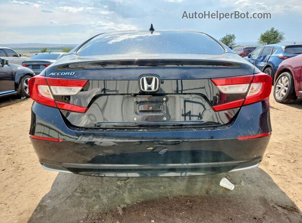 1HGCV1F18JA122039 2018 HONDA ACCORD Черный Вид сзади