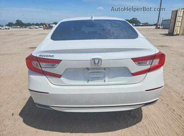1HGCV1F18JA215210 2018 HONDA ACCORD White Rear view