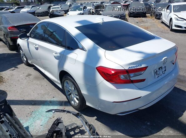 1HGCV1F18JA256114 2018 HONDA ACCORD Белый Задняя левая четверть