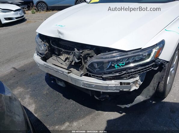 1HGCV1F18JA256114 2018 HONDA ACCORD Белый Вид спереди