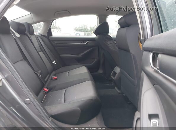1HGCV1F18KA044587 2019 HONDA ACCORD Gray Widok naklejki z numerem VIN