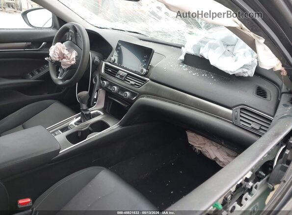 1HGCV1F18KA044587 2019 HONDA ACCORD Gray Widok wnętrza z przodu