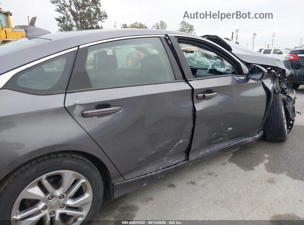 1HGCV1F18KA044587 2019 HONDA ACCORD Gray 