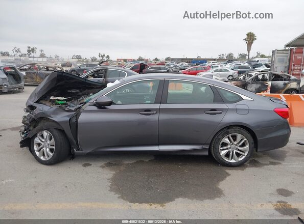 1HGCV1F18KA044587 2019 HONDA ACCORD Gray Widok wnętrza 360 stopni