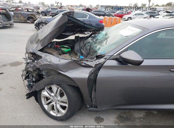 1HGCV1F18KA044587 2019 HONDA ACCORD Gray 