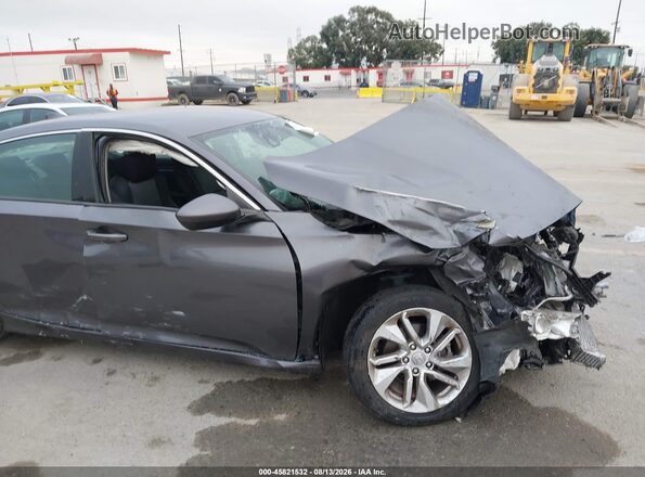 1HGCV1F18KA044587 2019 HONDA ACCORD Gray 