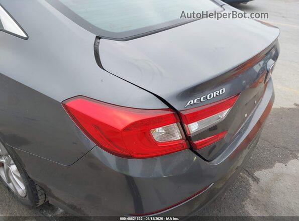 1HGCV1F18KA044587 2019 HONDA ACCORD Gray 