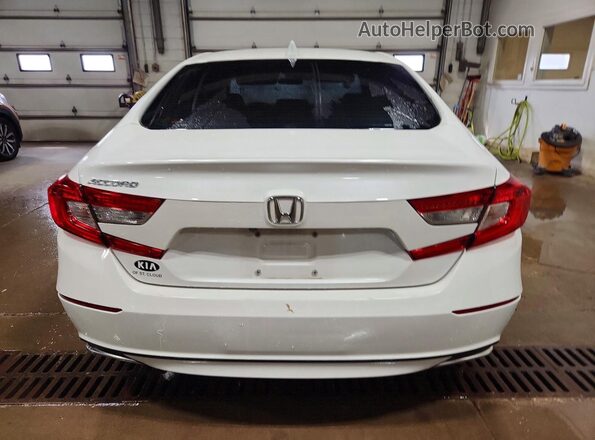 1HGCV1F18KA070106 2019 HONDA ACCORD White Widok z tyłu